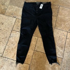 Size 14 black stretchy jeans from torrid.